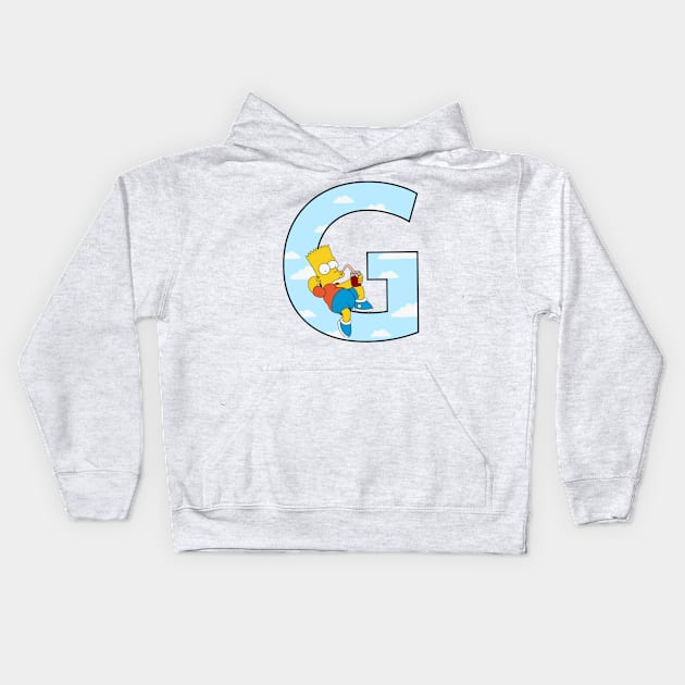 Simpsons letter Kids Hoodie by ZoeBaruch